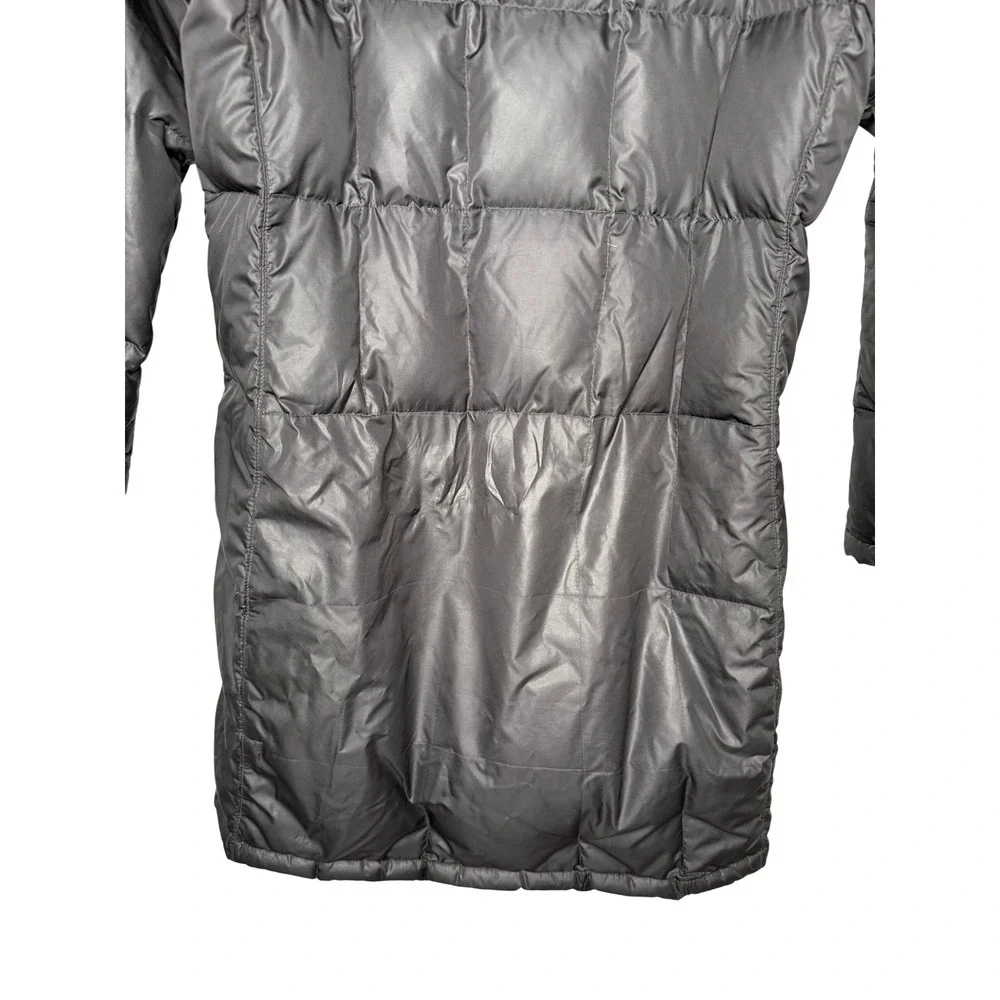 The North Face Puffer Parka Women Medium Black‎ Good Plaid Lined Long Jacket